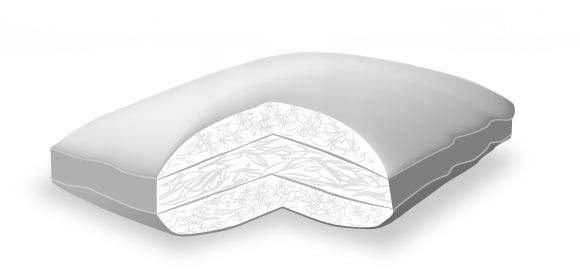 Pillow with pillow chambers Pillow with pillow chambers