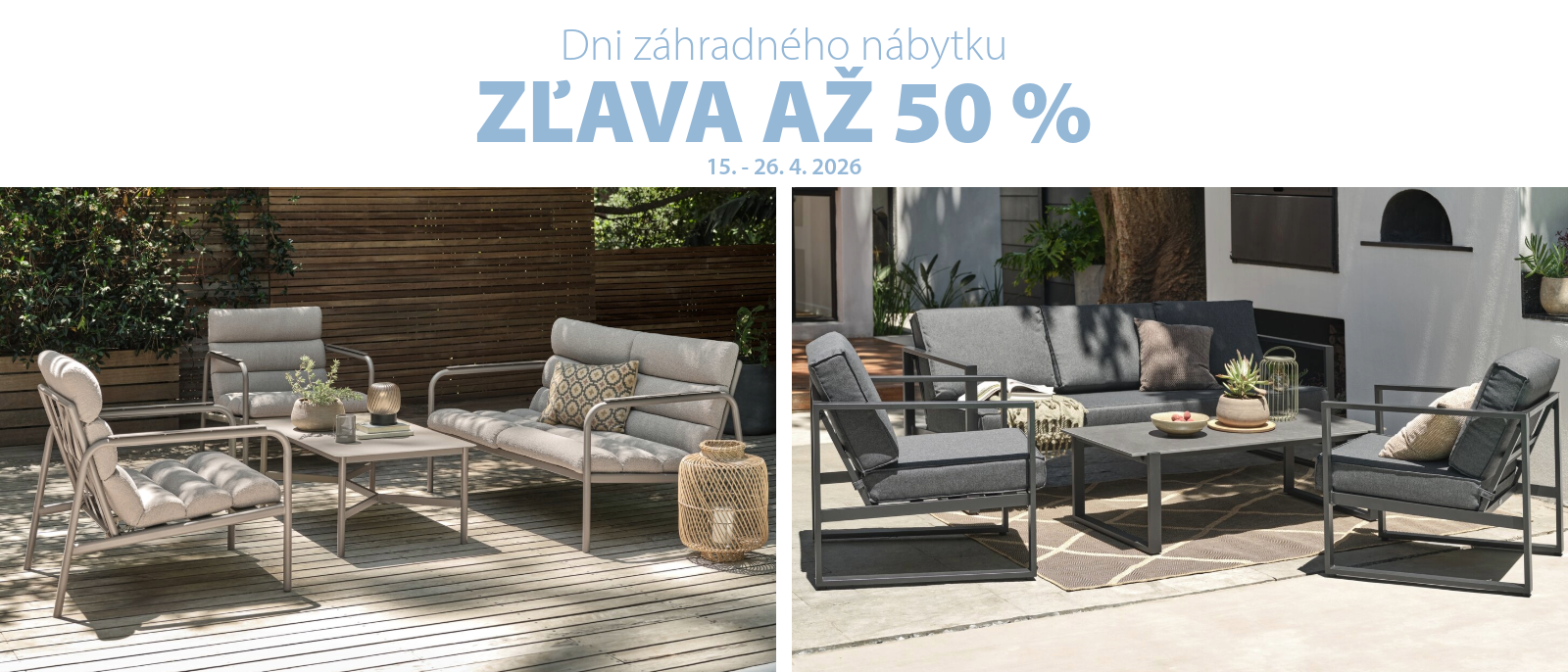 Dni záhradného nábytku