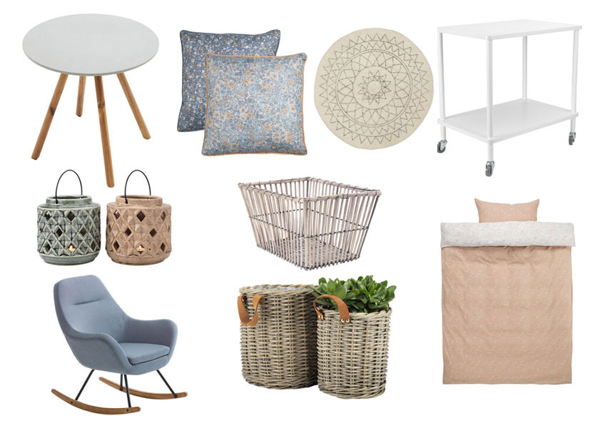 Examples of items reflecting the Hygge trend
